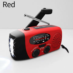 Stay Prepared with the Ultimate Emergency Solar Power Hand Crank Radio - LED Torch, SOS Alarm & 2000mAh Power Bank