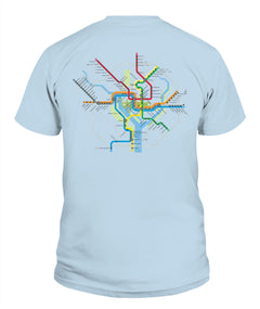 "If Lost, Please Refer to the Backside" Unisex T-Shirt | Comfort Colors 1717 (US)