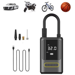 Powerful Wireless Car Air Compressor - Ultimate Electric Tire Inflator for Motorcycles, Bicycles, Boats, and More!