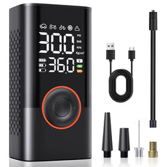 Powerful Wireless Car Air Compressor - Ultimate Electric Tire Inflator for Motorcycles, Bicycles, Boats, and More!