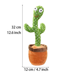 Dancing Cactus Plush Toy - Fun Electronic Recording Doll with 120 Songs - Perfect Gift for Kids!