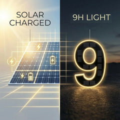Illuminate Your Home with Stylish 9-Inch Weatherproof Solar LED House Numbers for Enhanced Visibility and Curb Appeal