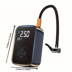 Powerful Wireless Car Air Compressor - Ultimate Electric Tire Inflator for Motorcycles, Bicycles, Boats, and More!