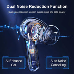 Experience Unmatched Sound with Wireless Noise Canceling Earbuds - Bluetooth 5.3, IPX7 Waterproof, 56 Hours Playtime, and Touch Control for Ultimate Convenience!