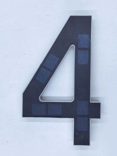 Illuminate Your Home with Weatherproof Solar LED House Numbers - 9 Inch Decorative Address Sign for Front Yard and Driveway