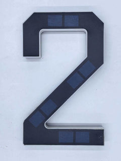 Illuminate Your Home with Weatherproof Solar LED House Numbers - 9 Inch Decorative Address Sign for Front Yard and Driveway