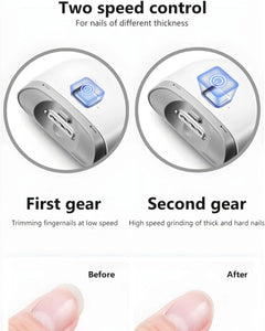 Revolutionary Safety Electric Nail Clipper - Automatic Trimmer for Thick Nails, Perfect for All Ages!