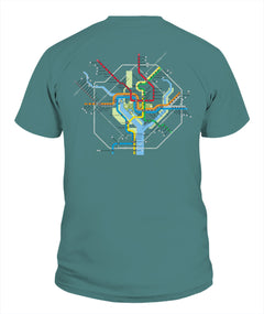"If Lost, Please Refer to the Backside" Unisex T-Shirt | Comfort Colors 1717 (US)