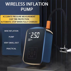 Powerful Wireless Car Air Compressor - Ultimate Electric Tire Inflator for Motorcycles, Bicycles, Boats, and More!