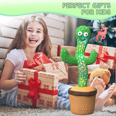 Dancing Cactus Plush Toy - Fun Electronic Recording Doll with 120 Songs - Perfect Gift for Kids!
