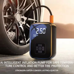 Powerful Wireless Car Air Compressor - Ultimate Electric Tire Inflator for Motorcycles, Bicycles, Boats, and More!