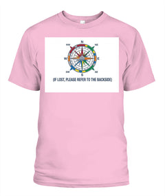 "If Lost, Please Refer to the Backside" Unisex T-Shirt | Comfort Colors 1717 (US)